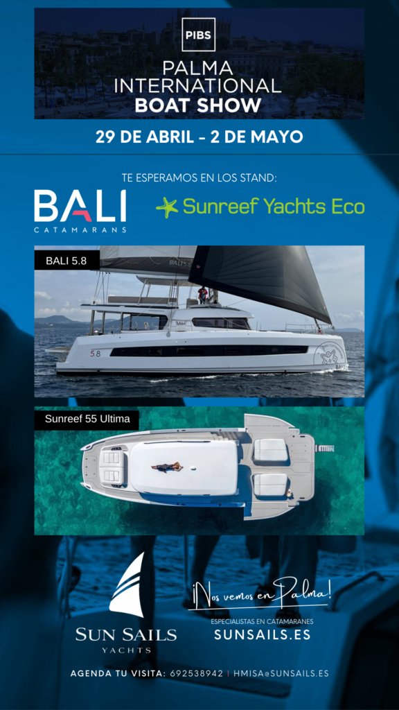 Sun Sails Yachts estará presente en el Palma International Boat Show 2026. Una oportunidad para descubrir los catamaranes Bali y Sunreef y valorar opciones de compra o charter en el Mediterráneo.