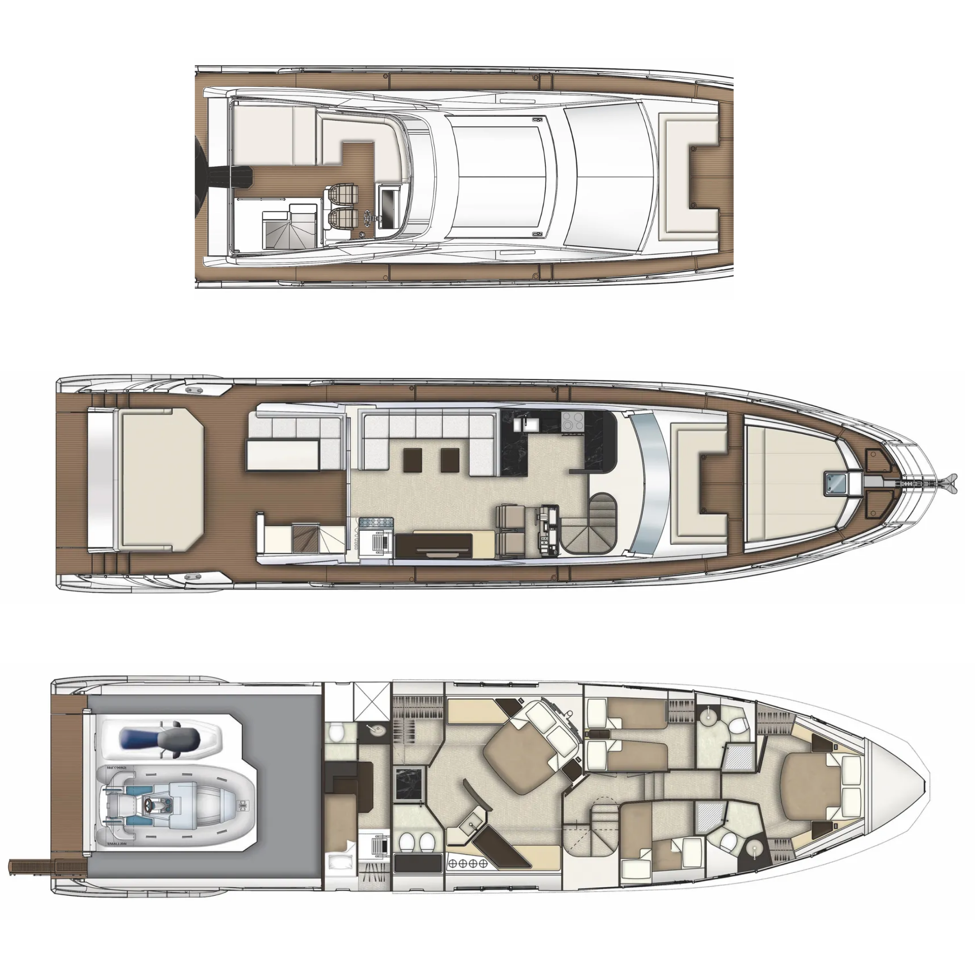 AZIMUT S7 YAYA BARBI Layout